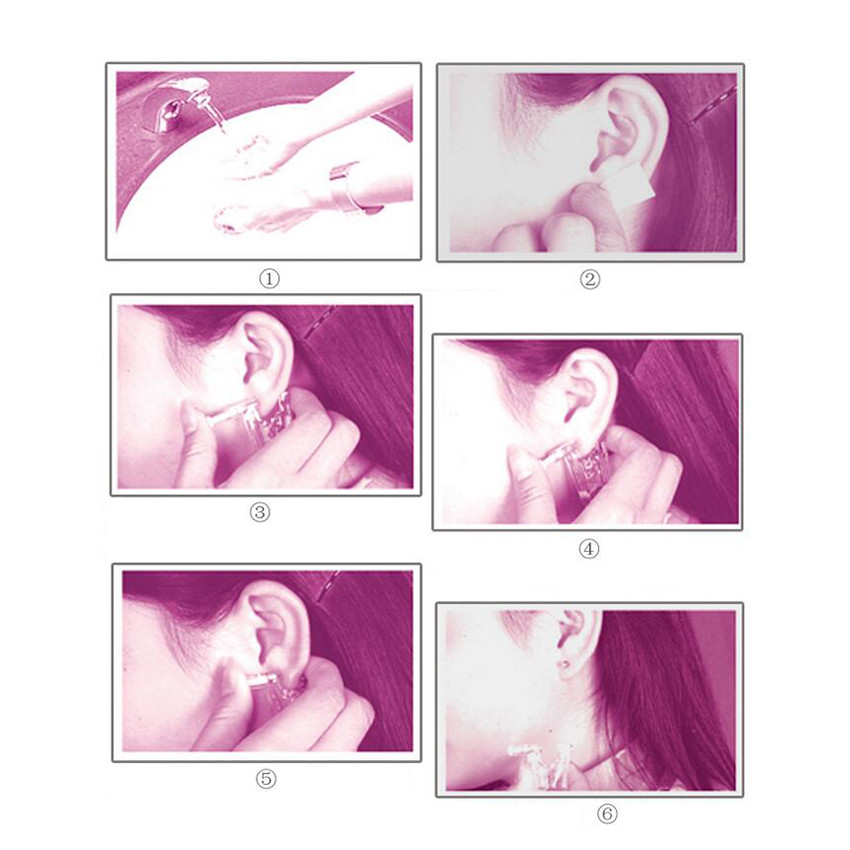 1pc Disposable Ear Piercing Pierce Gun Stud Tools Earring Tools Piercer Studs