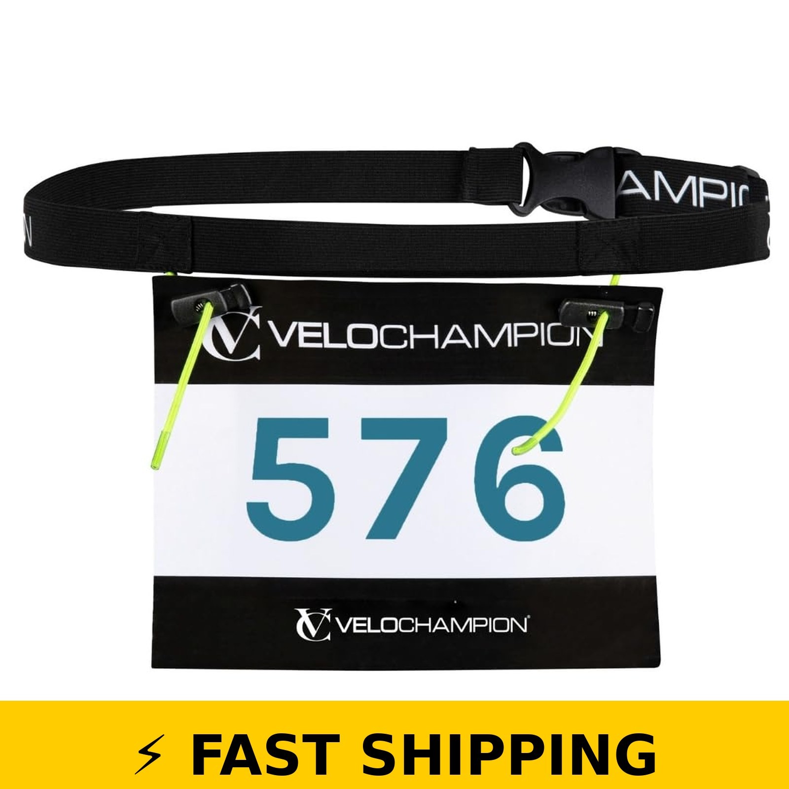 VeloChampion Lightweight Running Waist Pack - Race Number Holder - Medium