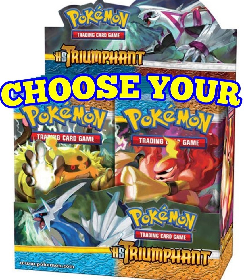 CHOOSE YOUR POKEMON HG&SS HEARTGOLD SOULSILVER TRIUMPHANT Set NM/M