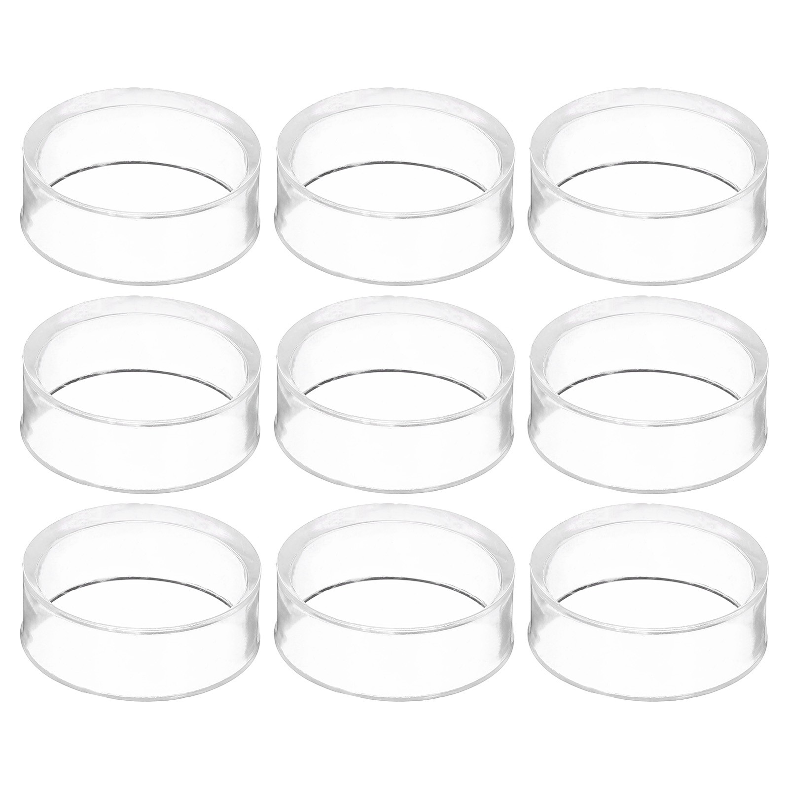 9 Pcs 1.2" Round Baseball Stand Acrylic Sphere Holder Crystal Sphere Display