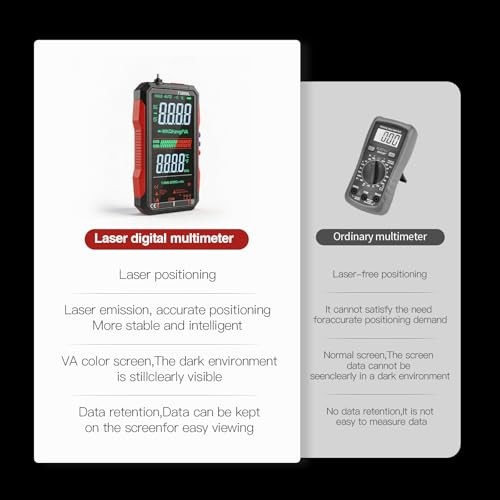 USB Rechargeable Digital Multimeter Smart Automatico True Rms Professional USB