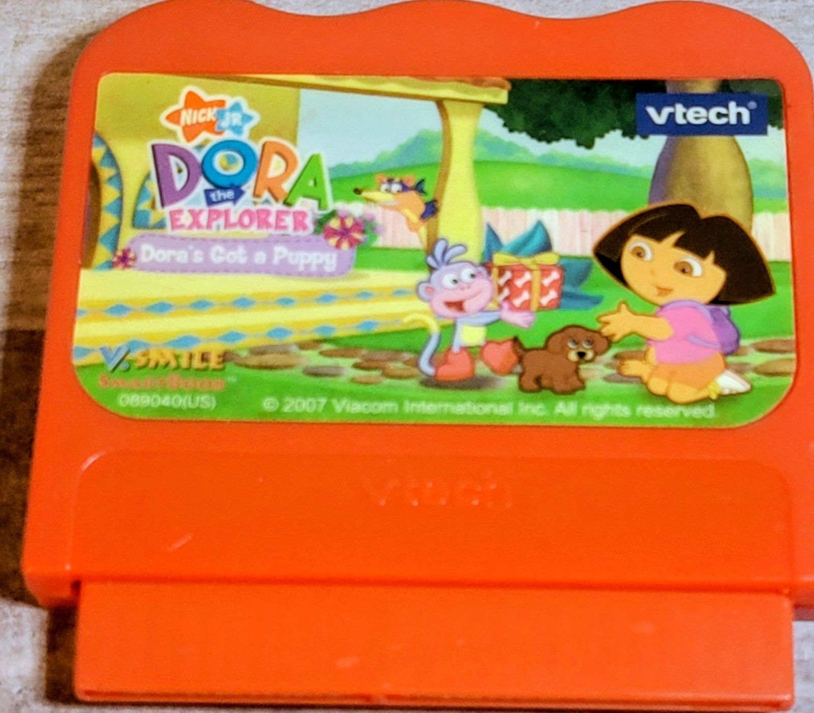 VTech V.Smile Dora the Explorer Dora’s Got a Puppy Game Cartridge Tested Works