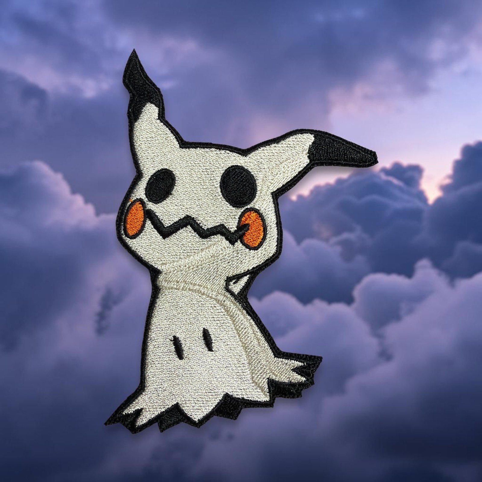 Mimikyu Pokemon Embroidery Patch 4.77" x 4.21"