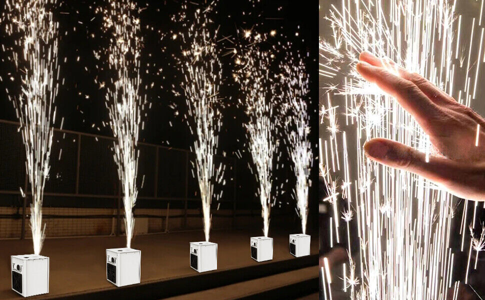 700W Large Cold Spark Machine Stage Effect DMX Firework DJ Event Party Wedding