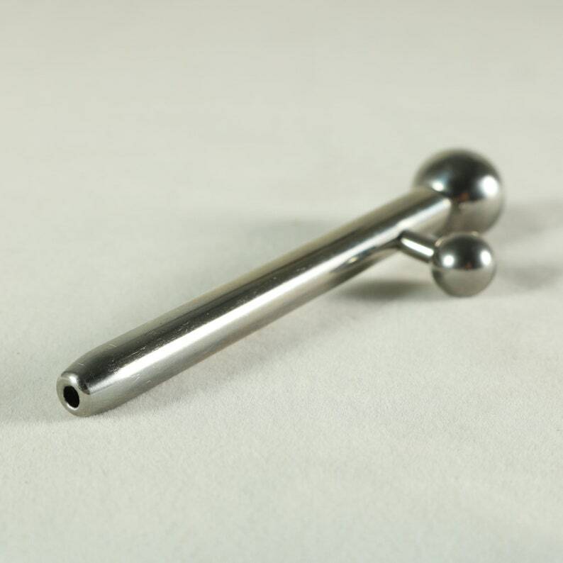 Prince's Wand,Stainless Steel Male Tube Urethral Stretching Dilator Plug
