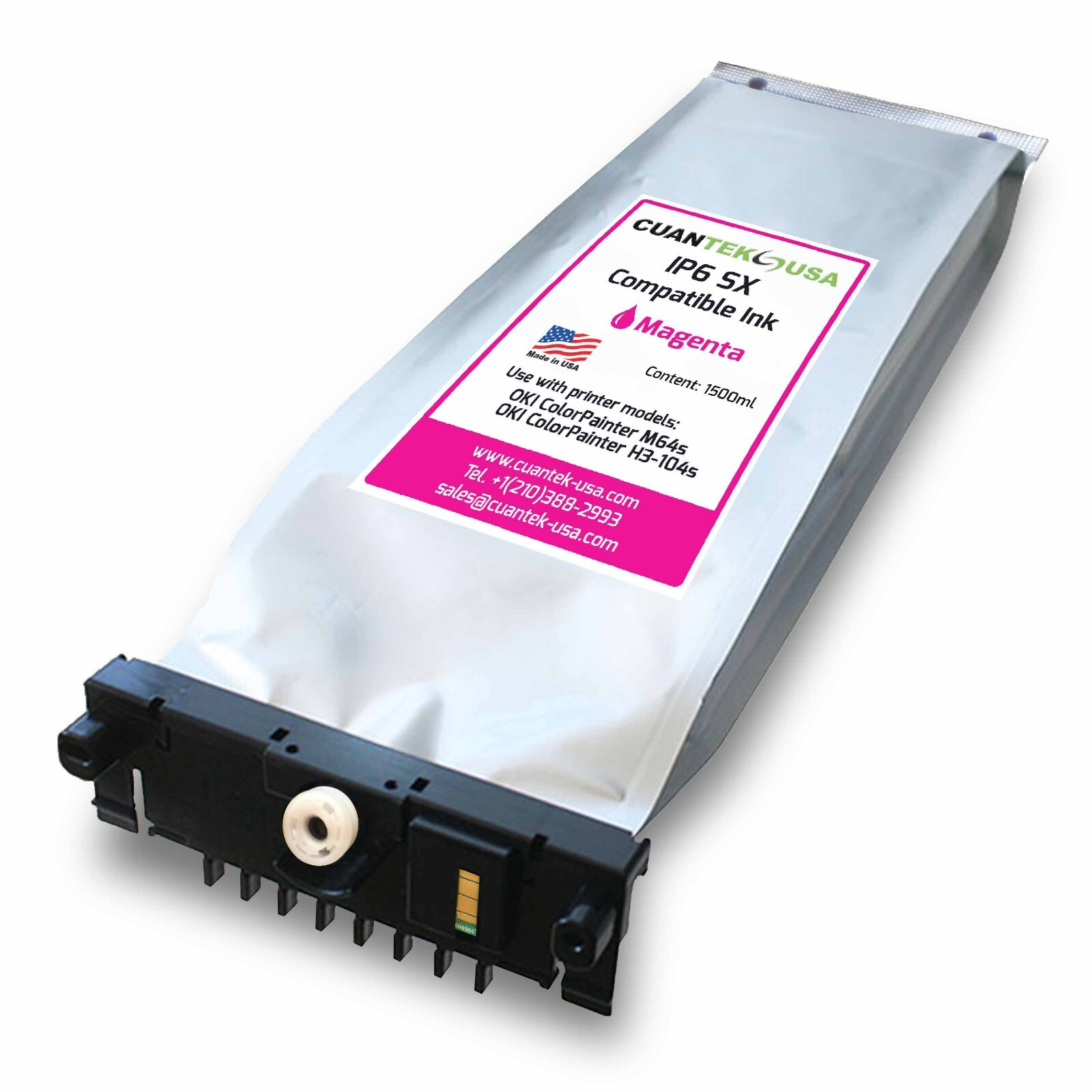 IP6-222 Compatible SX MAGENTA Ink 1500ml for OKI ColorPainter M64s , H3-104s