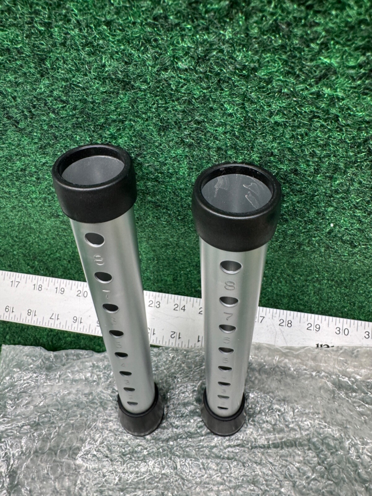 Rollator Walker Replacement Legs with Anti-Slip Rubber Tips 6.2" H 2 Pack