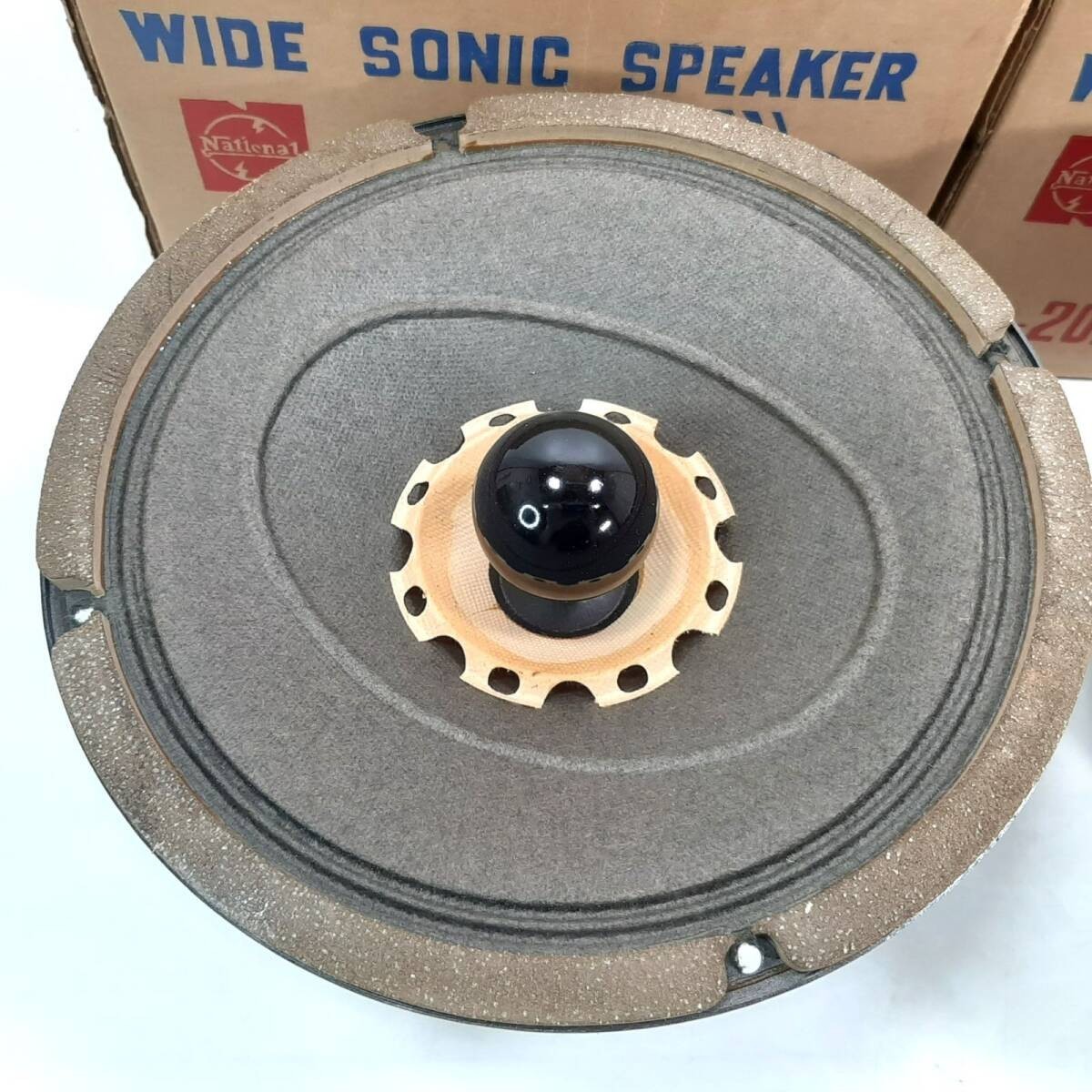National EAS-20PW09 20cm Full-Range Speaker Pair with Box Working & Tested JP