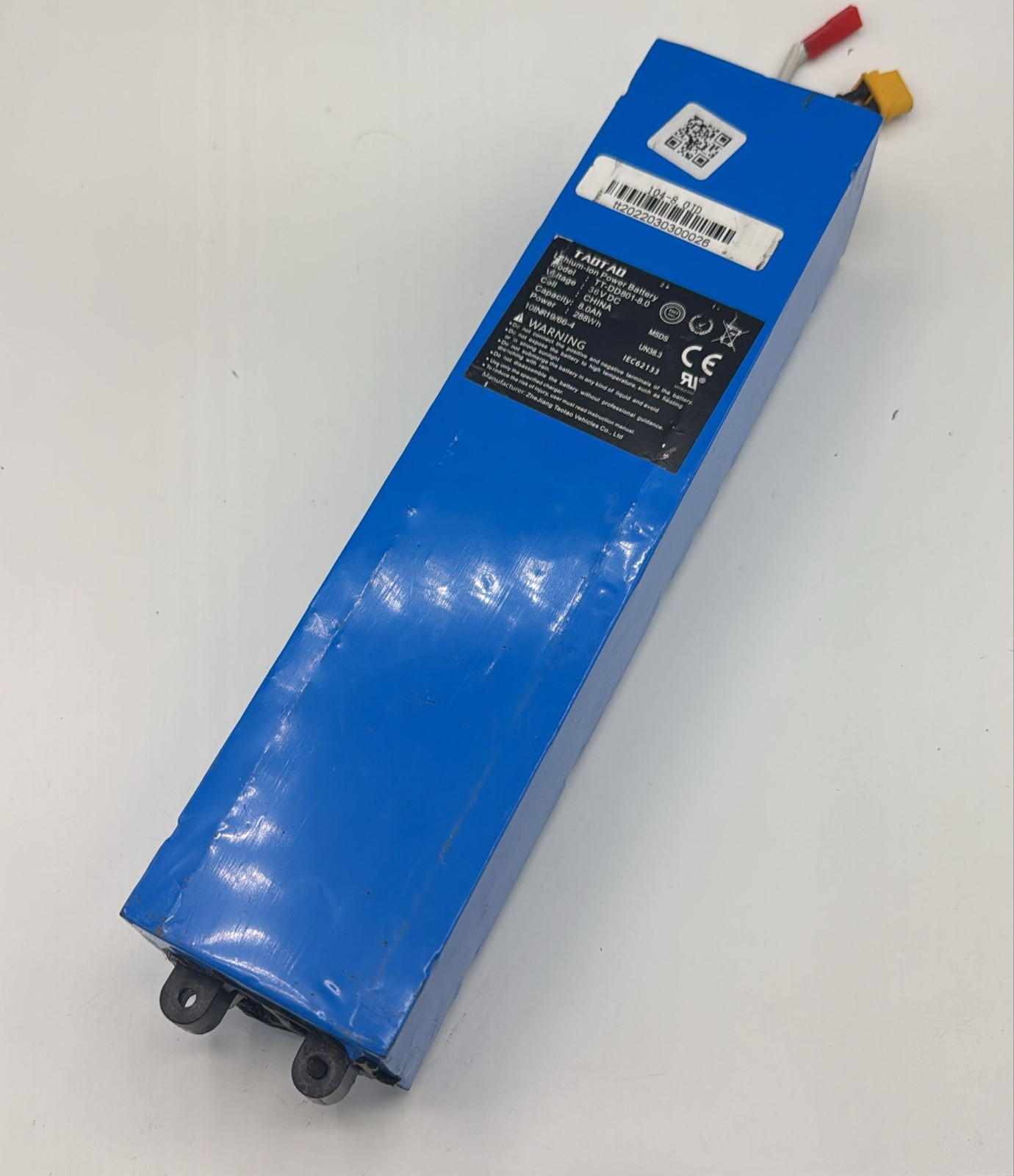 GoTrax Lithium-Ion Power Battery TT-DD801-80 - 36V 8.0Ah (/RT6-23698-TT-DD801...