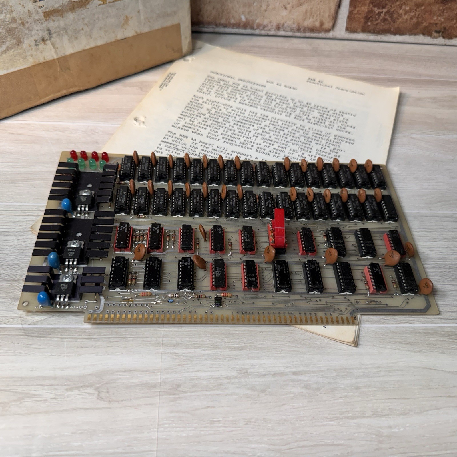IMSAI RAM-4 For IMSAI 8080? 8085? Microcomputer 1970s Vintage Computing