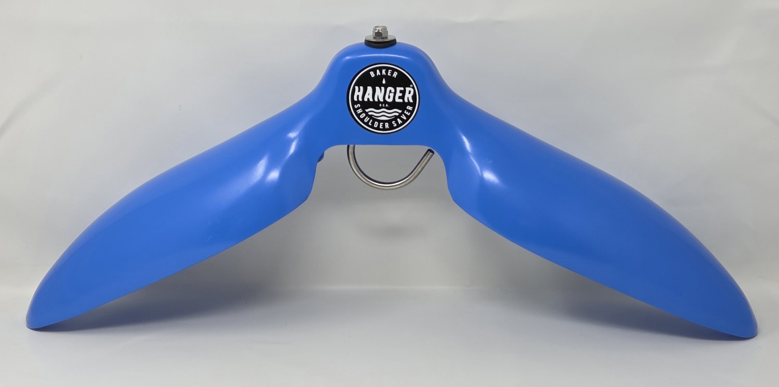 Baker Hanger Shoulder Saver – Heavy Duty Wetsuit/Dive Gear Hanger in Blue