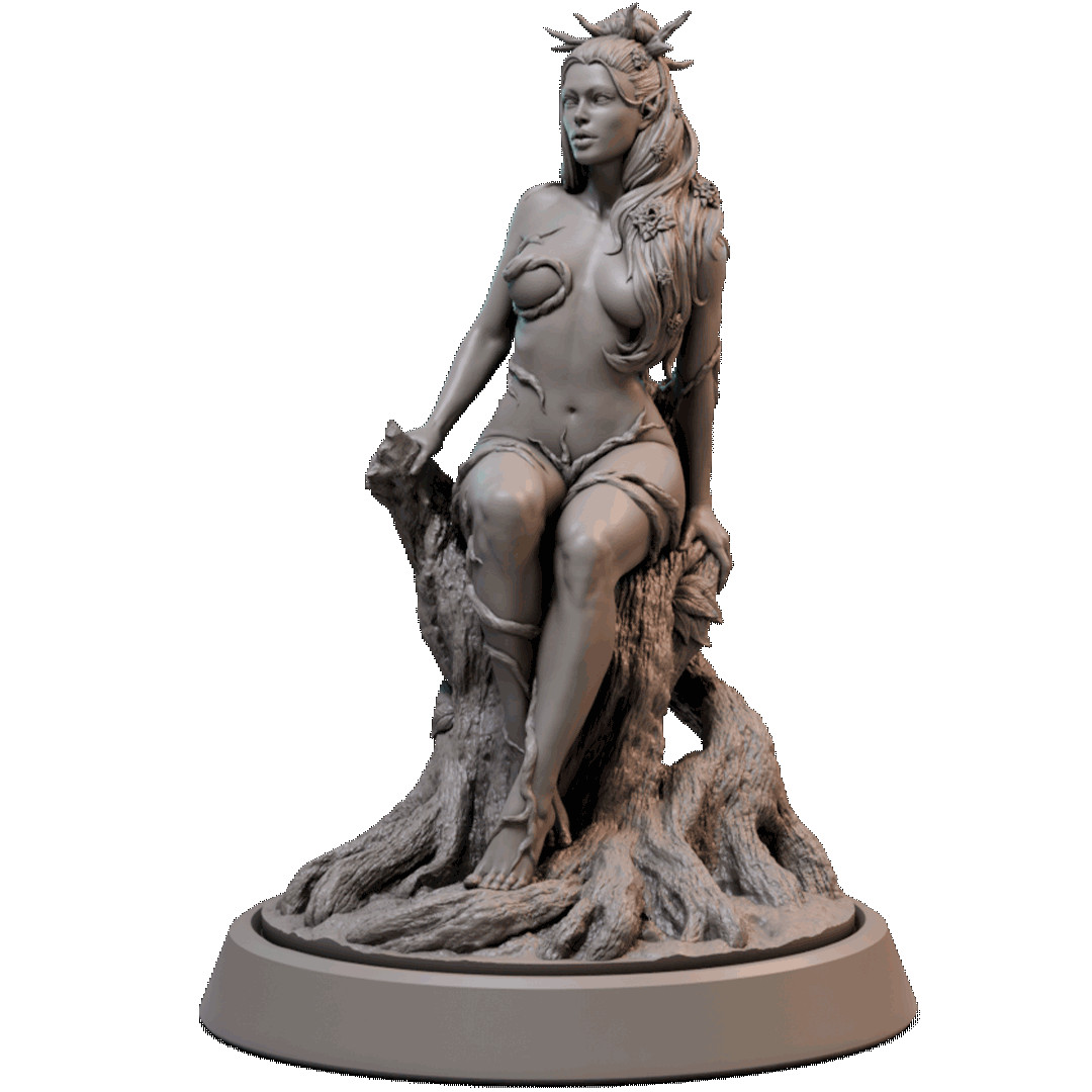 DnD Forest Nymph Mini 32mm Scale TTRPG