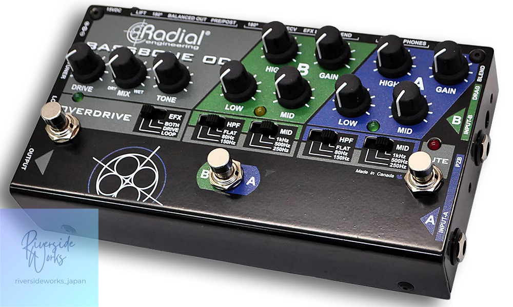 RADIAL Bassbone OD Bass Preamp and DI