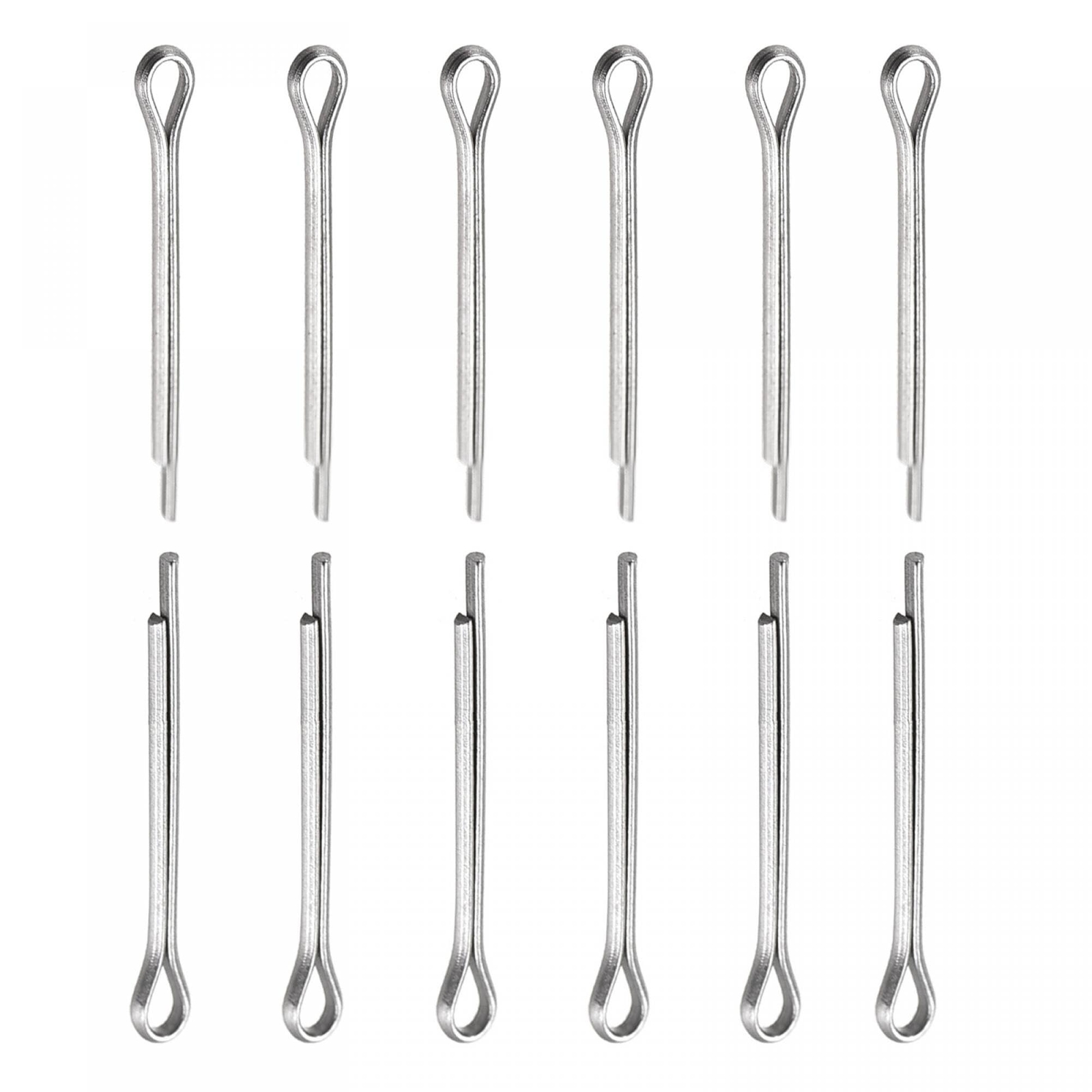 1mm x 10mm DXL Cotter Clip Pins - 30Pack - Good for Machinery - 304 Stainless...
