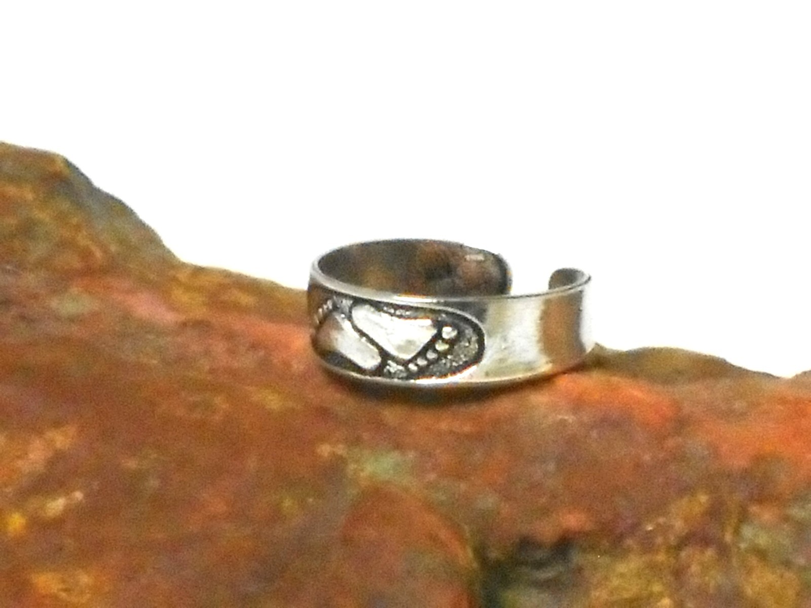 Adjustable TOE RING Sterling Silver 925 - Gift Boxed