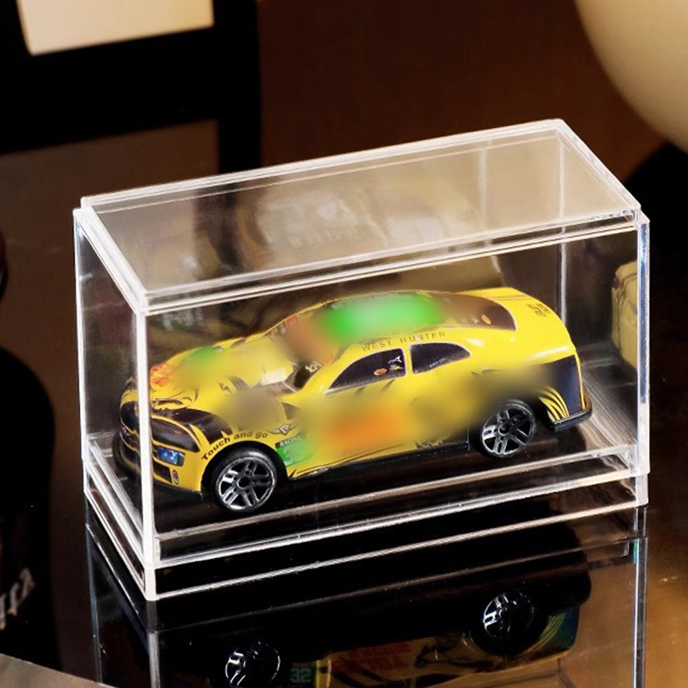 5PCS Toy Car Model Display Boxes 1/64 Scale, Model Car Display Case Protector