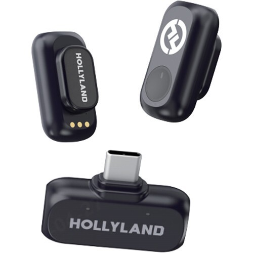 Hollyland LARK A1 Mini Duo 2-Person Wireless Microphone System with USB-C Connec