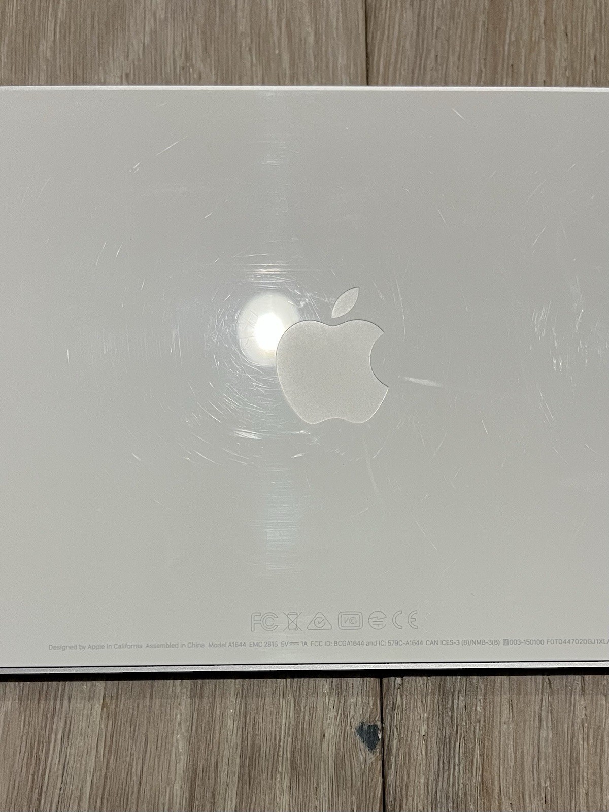 Genuine OEM Apple Magic Keyboard Silver A1644 Tested Working Good Condition
