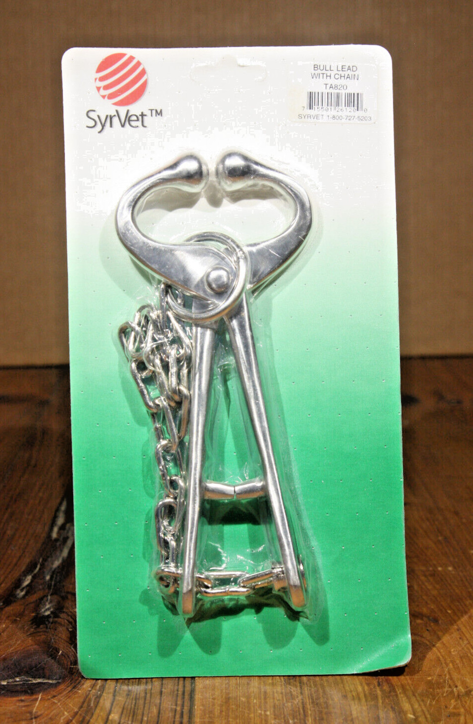NOS SyrVet Bull Cow Livestock Lead with Chain PN: TA820
