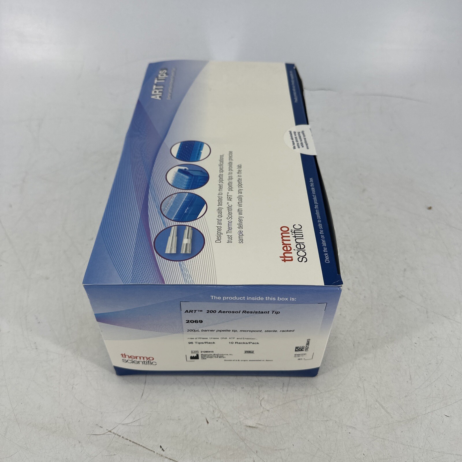 Thermo Scientific 2069 ART Aerosol Resistant Tips 200uL Pipette Tips 960 Total