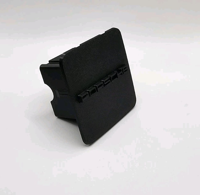 Porsche Black In Black Tow Hitch Cover/Plug/Cap for 2" Receivers