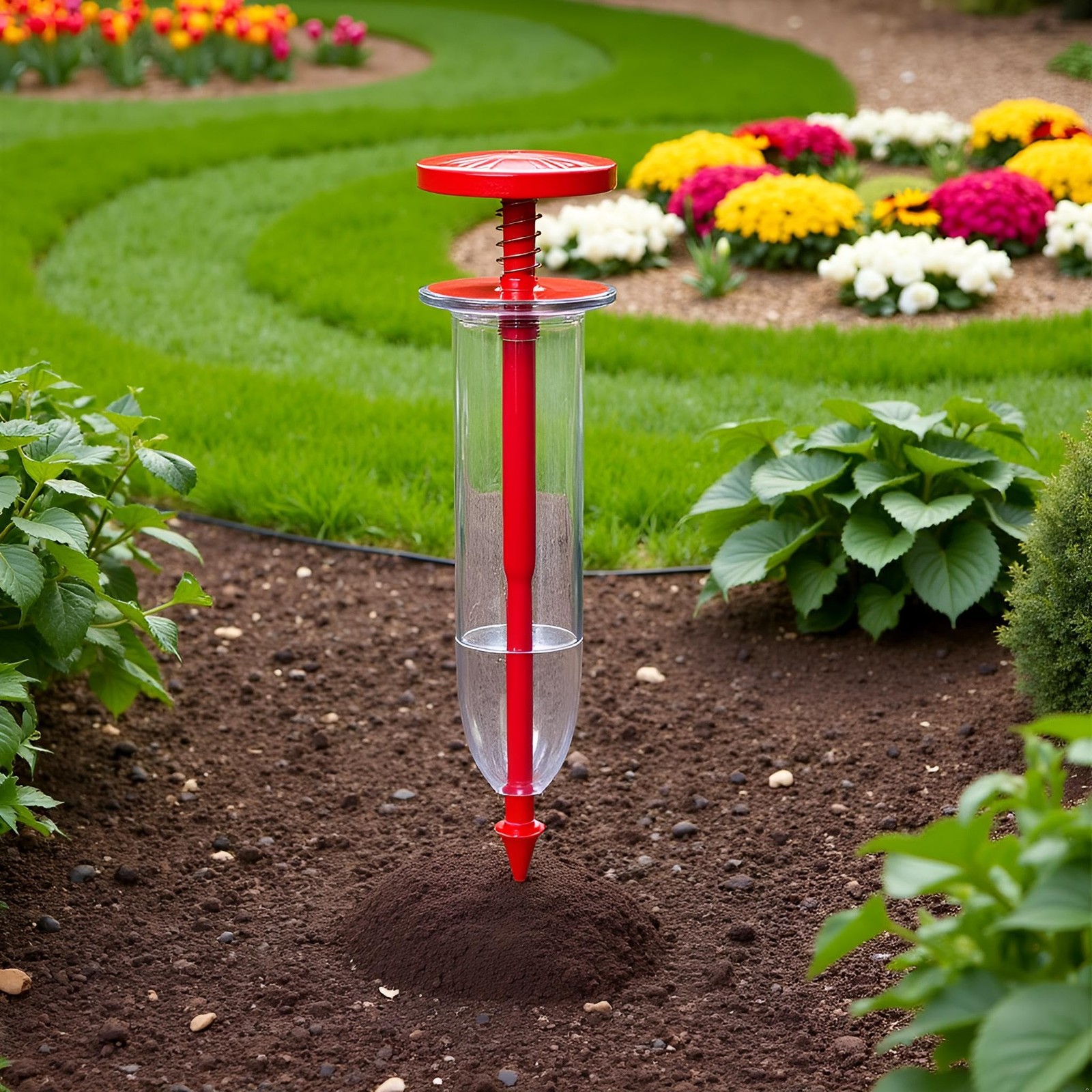 Seeds Dispenser,Mini Seed Spreader Sowing Seeder Tool,Handheld Seed Sower,Min...