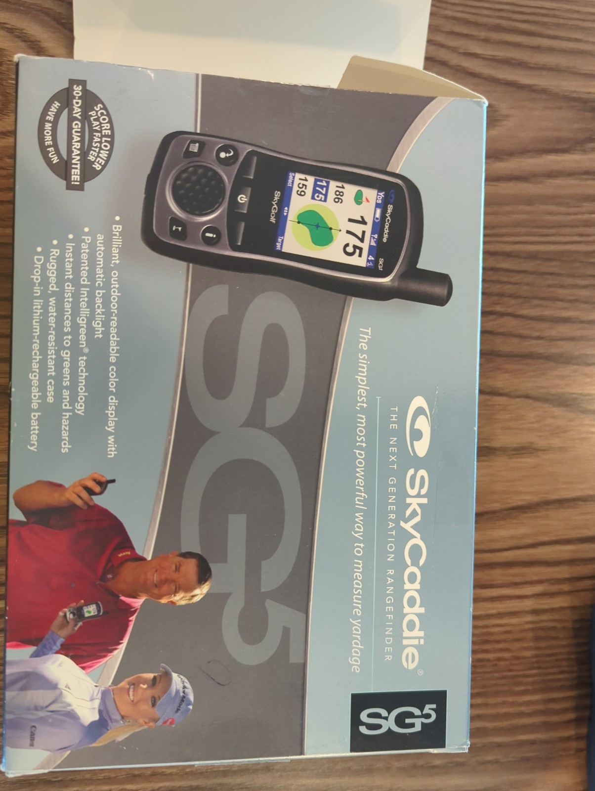 Sky Caddie SG5 Handheld GPS SkyGolf Rangefinder W/ Case, & Manual