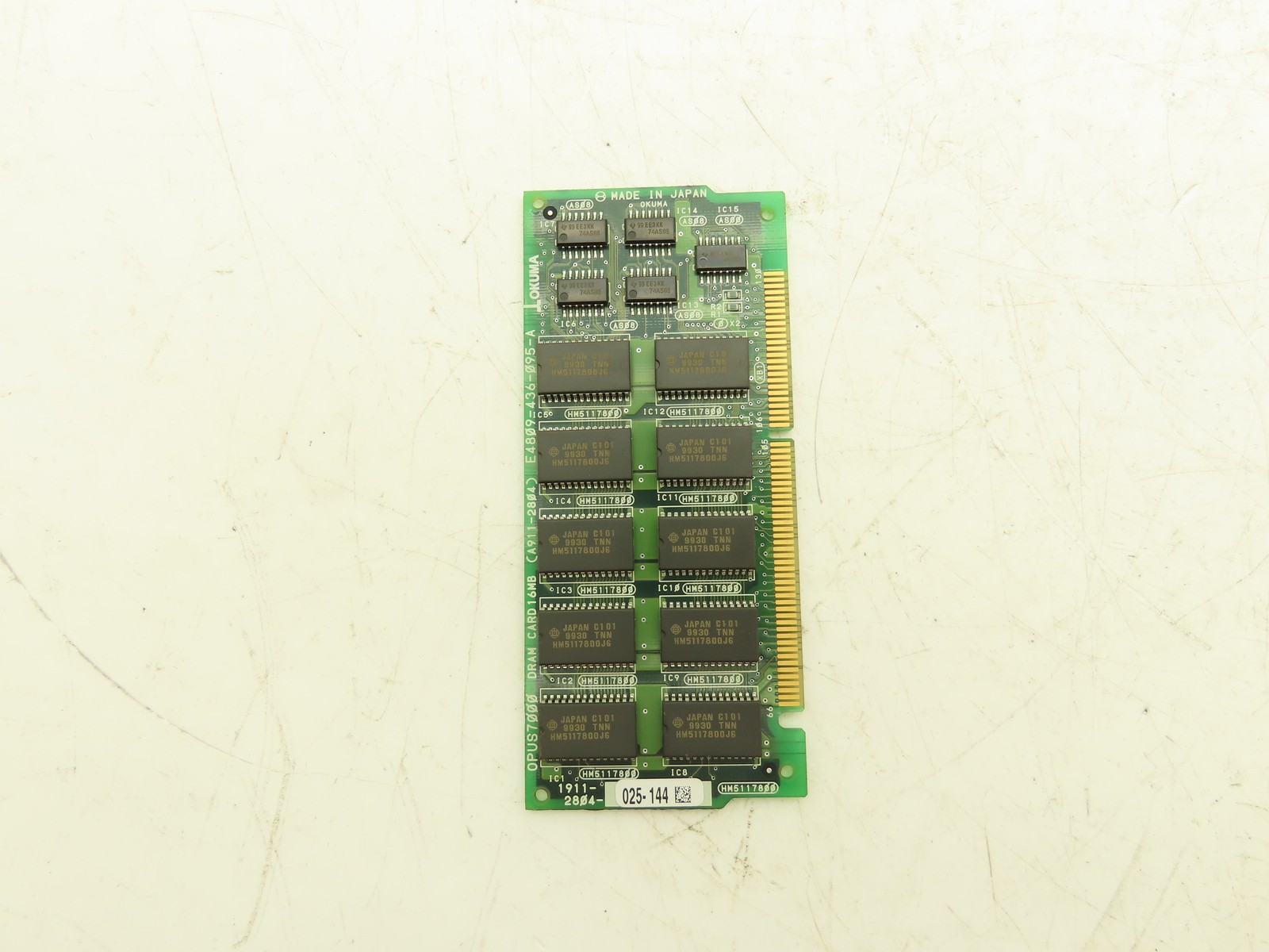 Okuma E4809-436-095-A Opus7000 DRAM Card 16MB