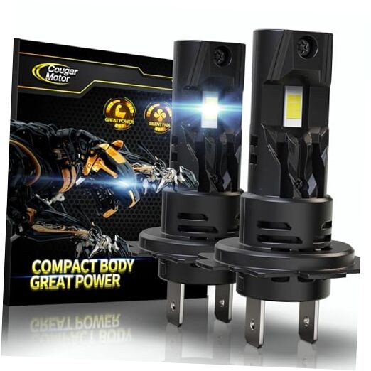 Bulbs, 1:1 Size Lights Bulb No Adapter Required 6500K White Fog Light or H7