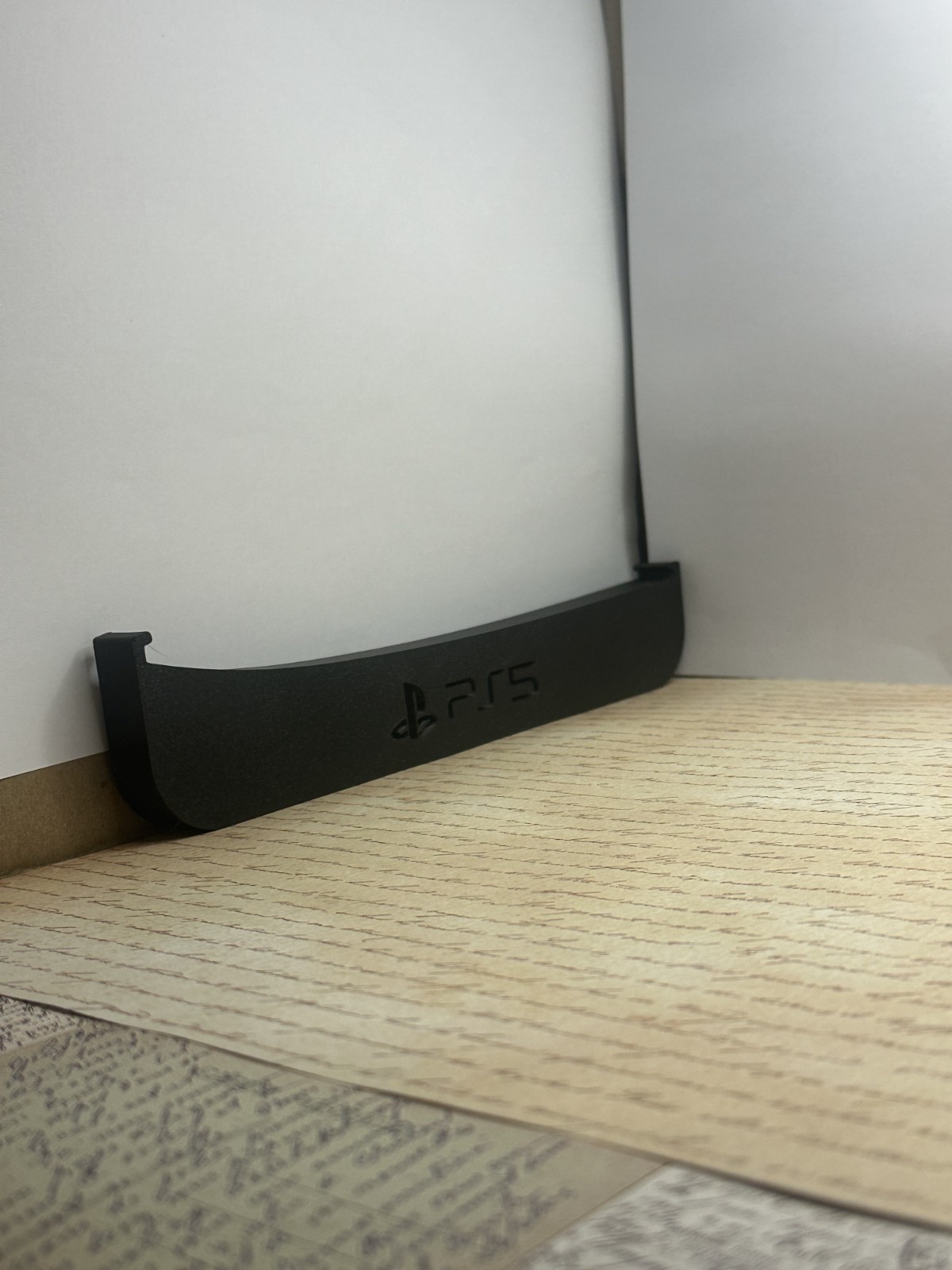 PS5 Horizontal Stand Disc Edition Console Holder Black Stable Base