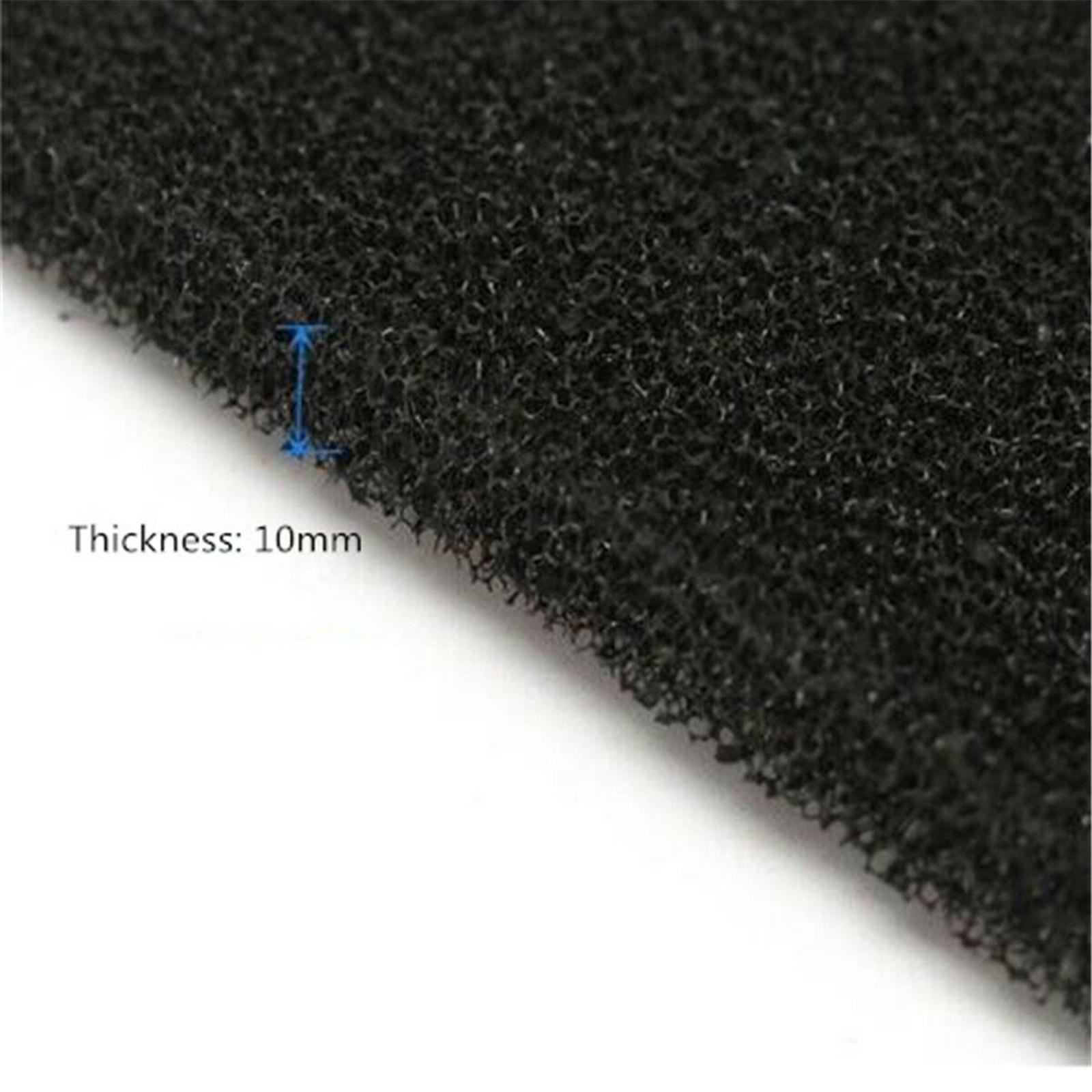10Pcs Square Universal Activated Carbon Air Filter Sponge Foam Pad 12.8CM