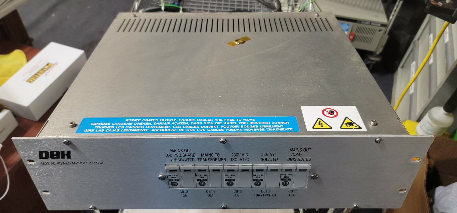 DEK M23 AC Power Module 155938 (6142)