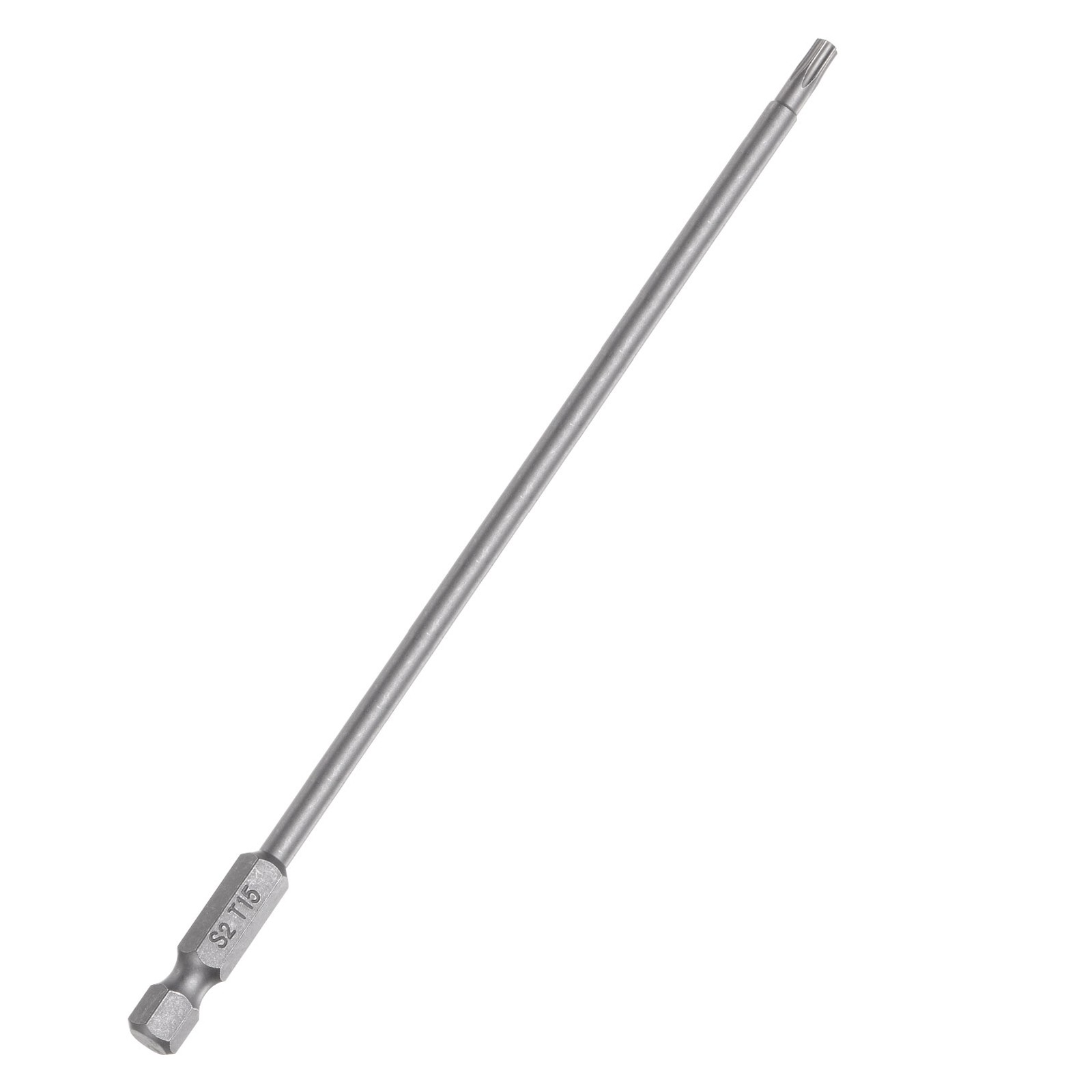 15 PCS 6" Long 1/4" Hex Shank Torx Head Screwdriver Bit T15 Torx Screwdriver Bit