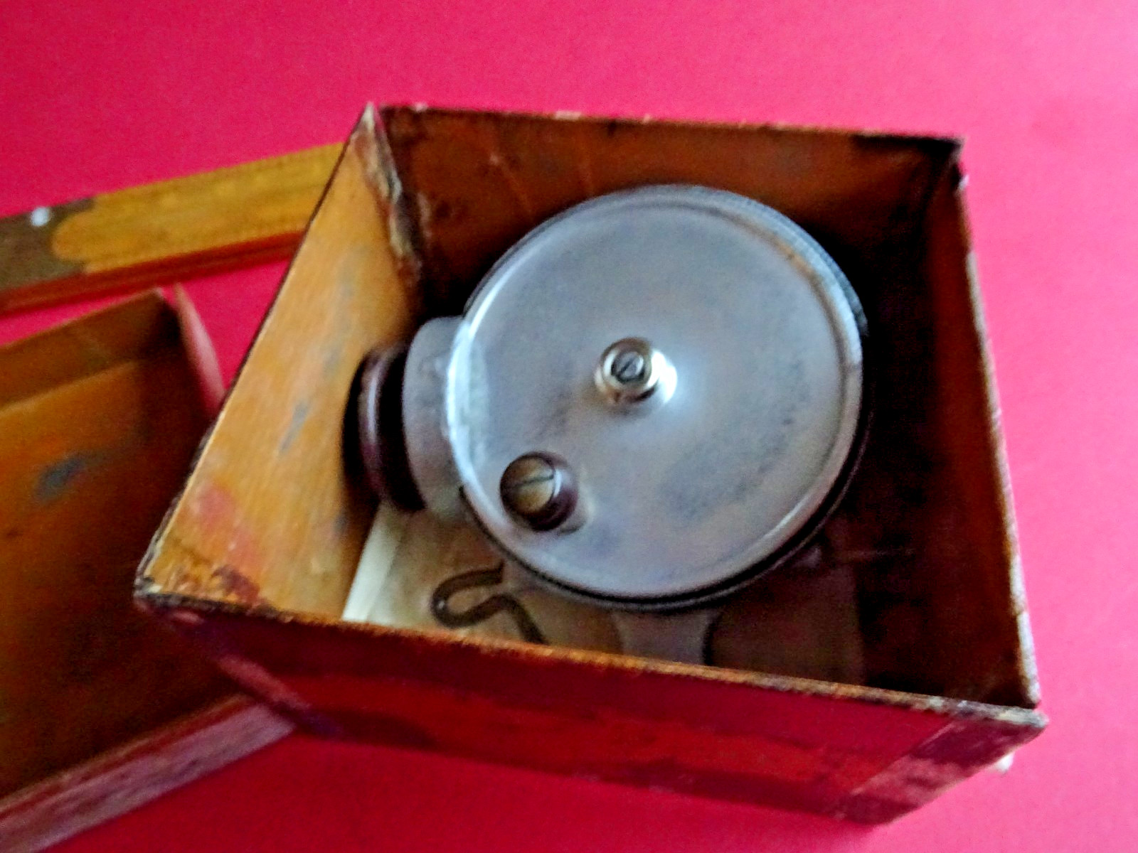 UNUSUAL UNNAMED STANLEY THREADLINE SPINNING REEL POS. PROTOTYPE/ARTISAN MADE