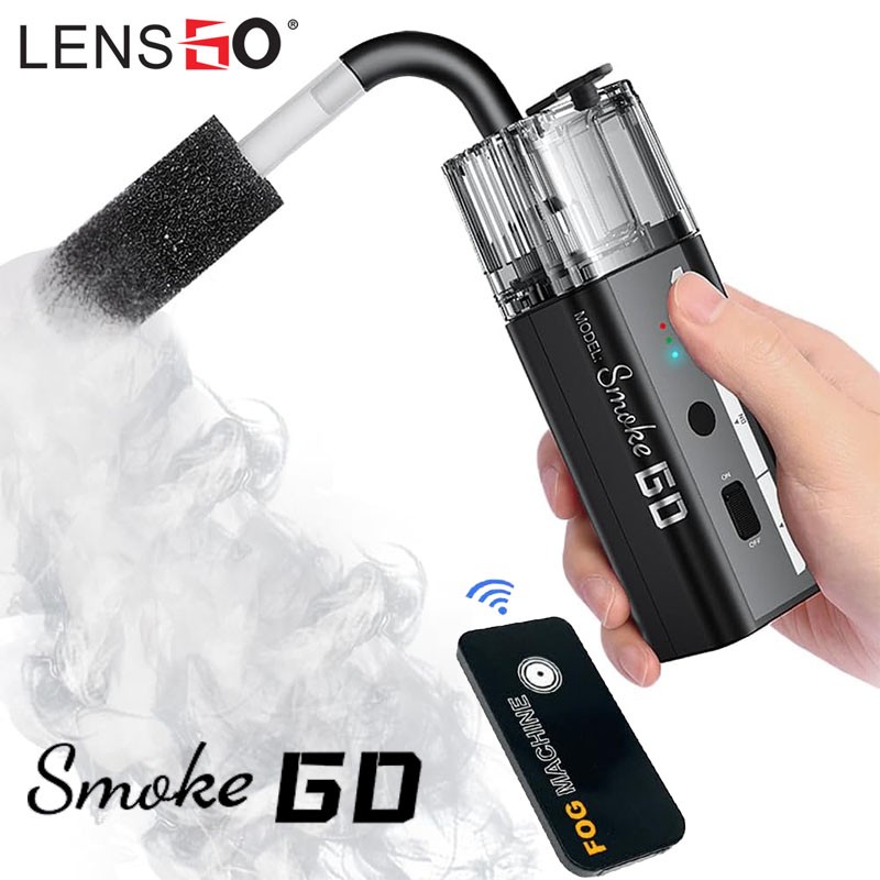 LENSGO Smoke Go 30W Handheld Fog Machine Portable Smoke Machine for Photography
