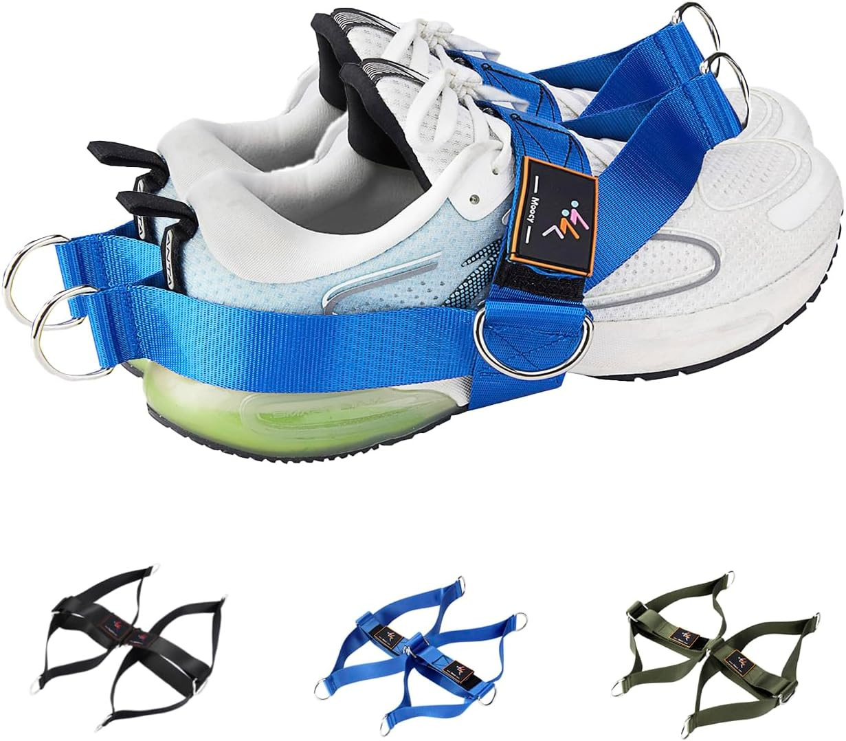 2 Pack Foot Strap for Cable Machine Fitness Attachment Ankle Straps Glute Kickba
