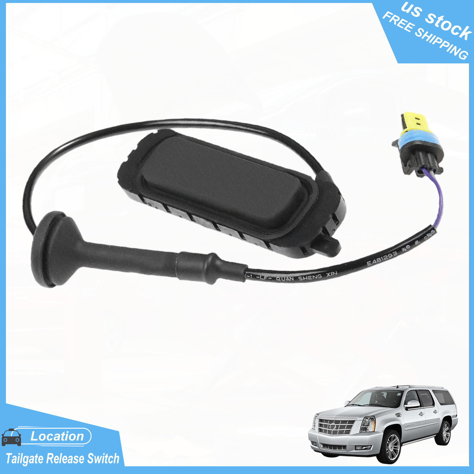 Trunk LiftGate Tailgate Release Switch Button For 07-14 Tahoe Yukon Escalade GMC