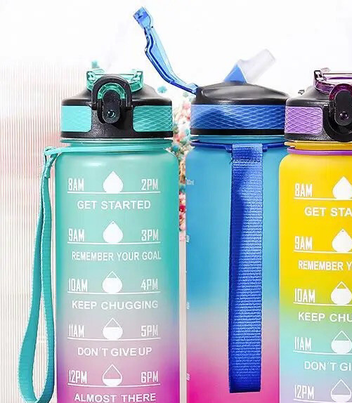 32oz Motivational water bottle