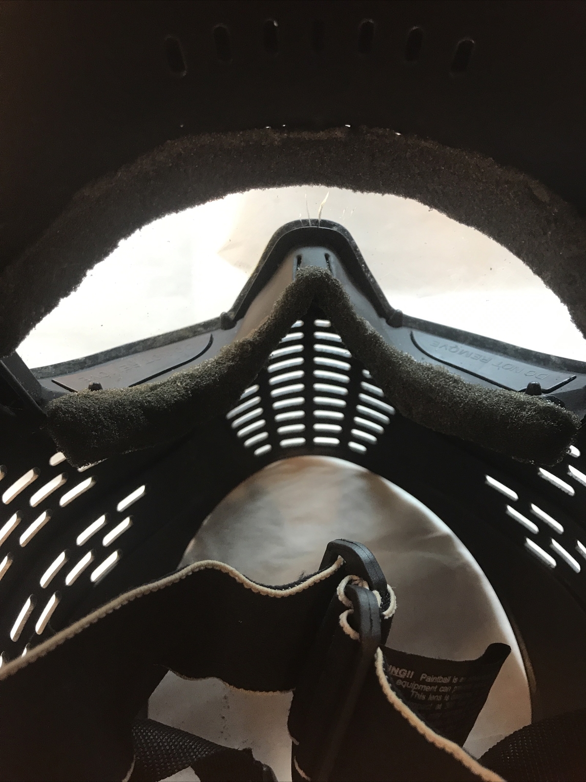 JT Paintball Mask with Visor - BLACK