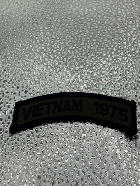 1965 Vietnam Campaign Service Combat Veteran 3.5" x 1" Sew on patch shoulder