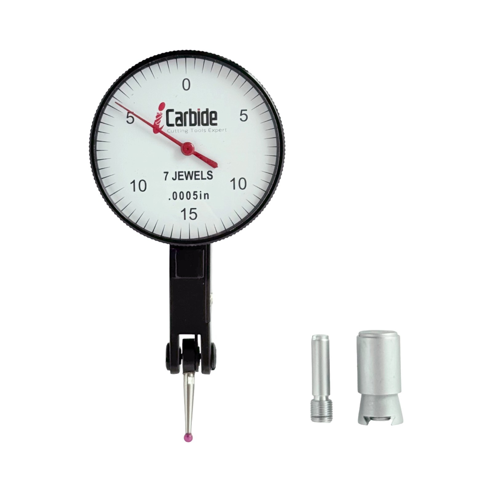 iCarbide Dial Test Indicator .030" Range 0005" Graduation 0-15 Sapphire Contact