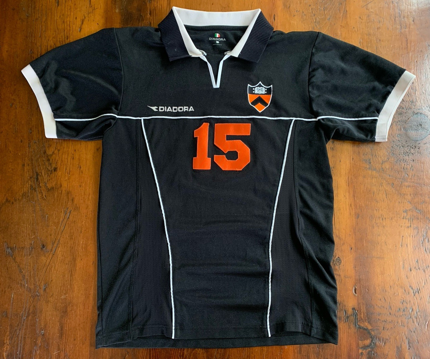Princeton University NCAA Soccer Jersey #15 Diadora Men’s Size Small