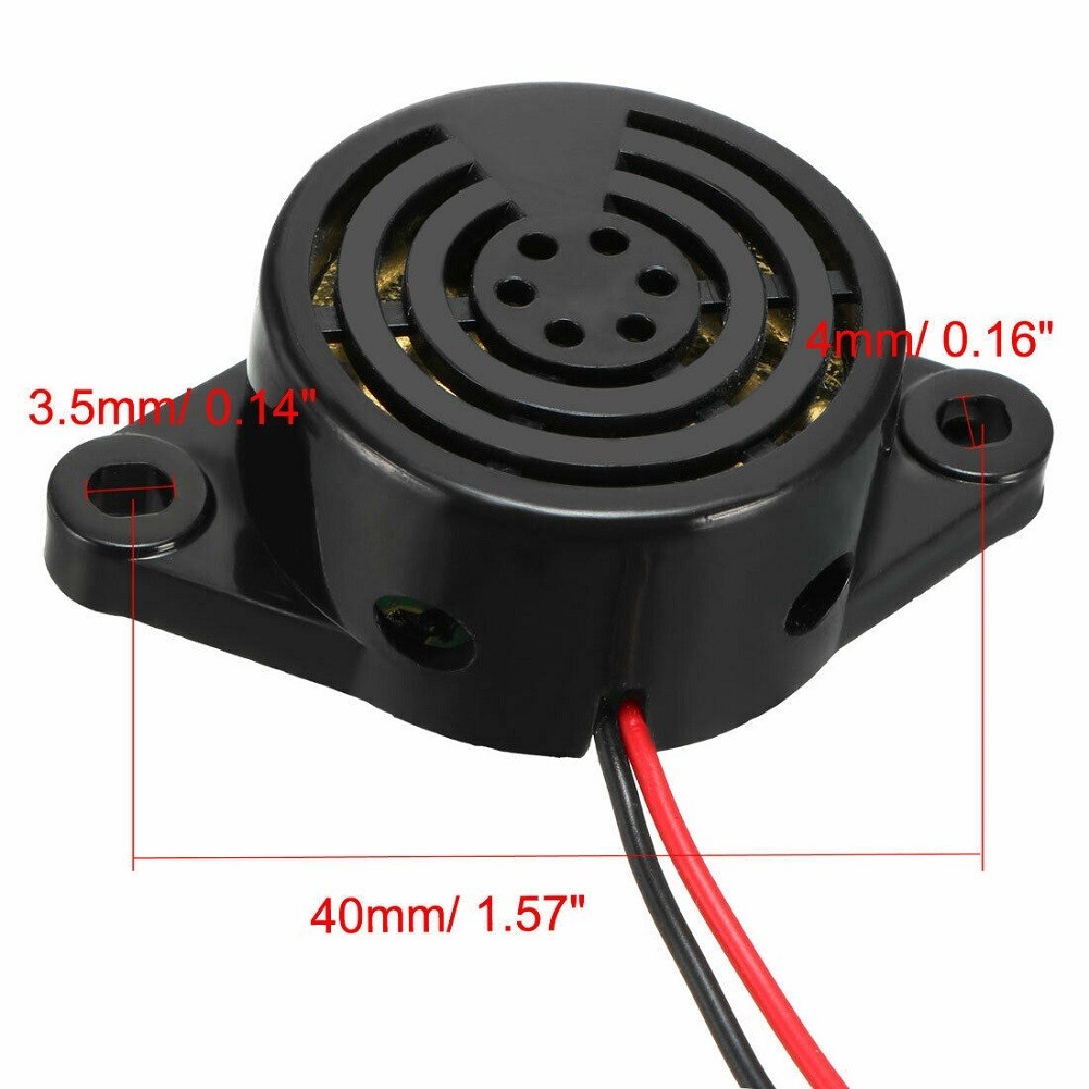 Electronic Buzzer Tool Plastic -20??C To +45??C 100dB 5Pcs/Set Alarm Ringer