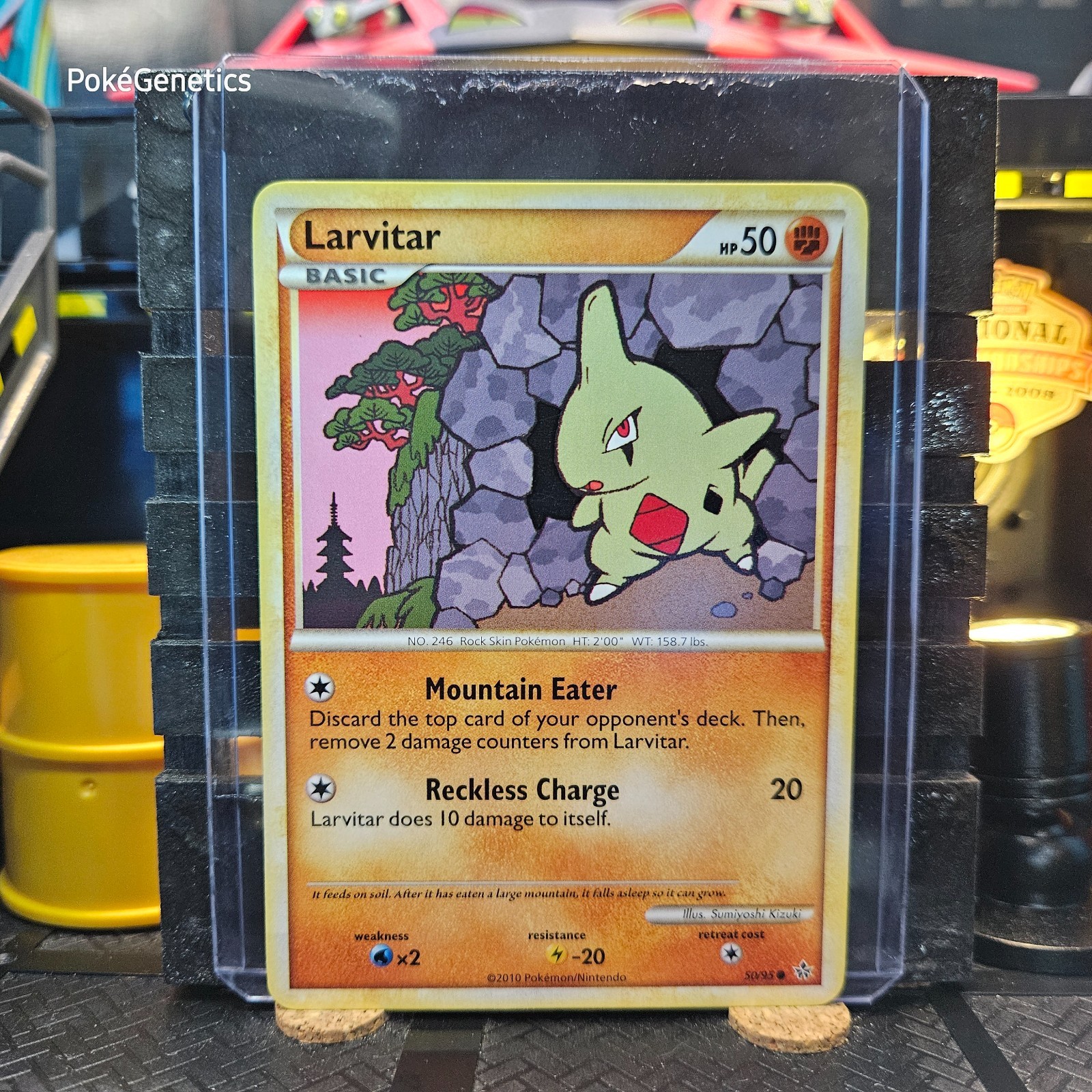 Larvitar Unleashed Pokémon TCG 50/95 HeartGold & SoulSilver Common