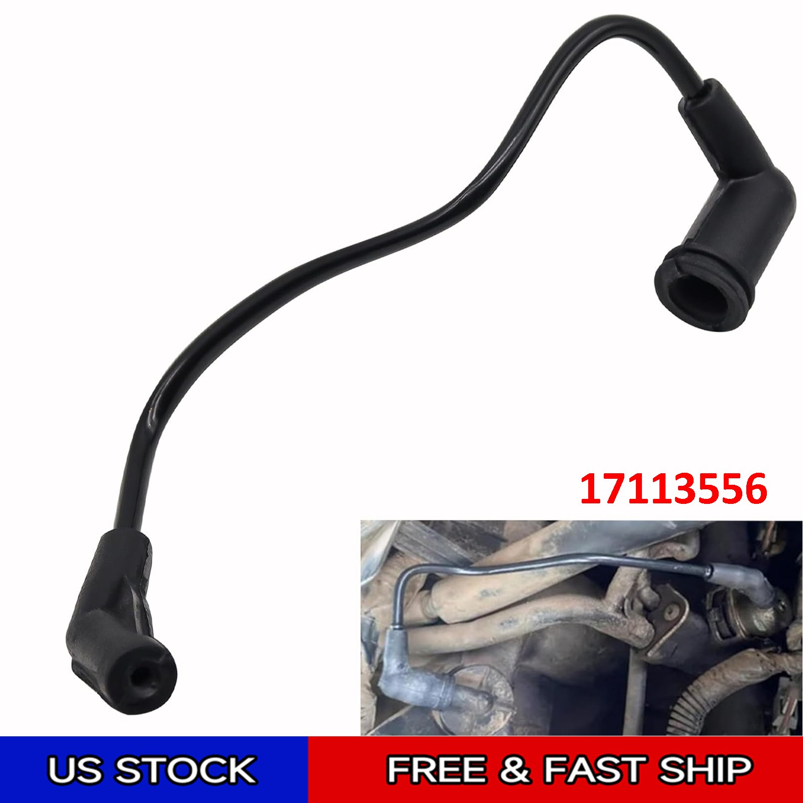 For Chevy Silverado 1500 1999-03 Fuel Injection Pressure Regulator Vacuum Line