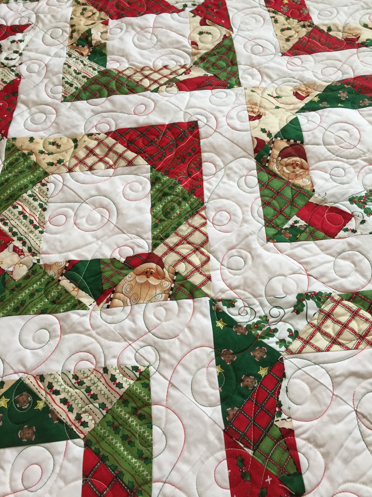 Long arm quilting service - Full size bed quilt