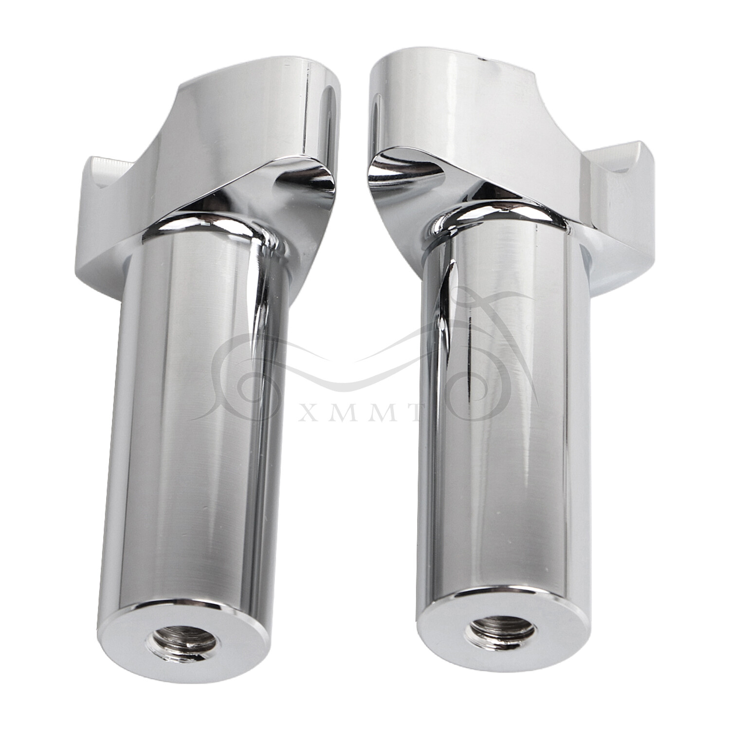 4" Chrome Handlebar Riser For Harley Dyna Road Glide Softail FXST Deluxe FLSTN