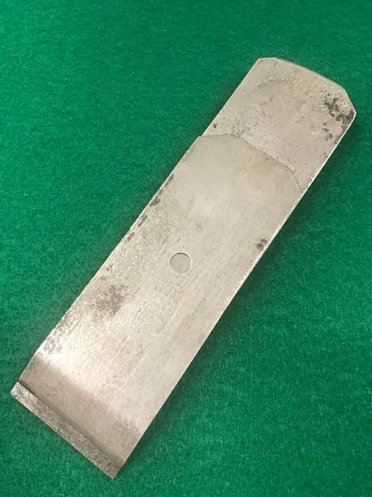 Vintage HUMPHREYSVILE Tapered 2" Plane Cutter, Chip Breaker and Screw