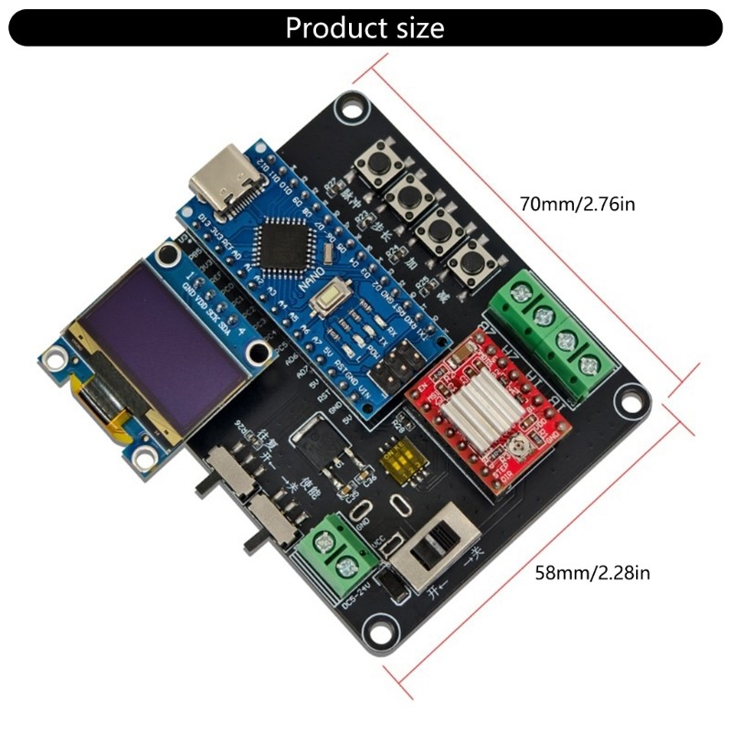 Precise Engineered Stepper Motor Driver Board for Automation Engineers Students,