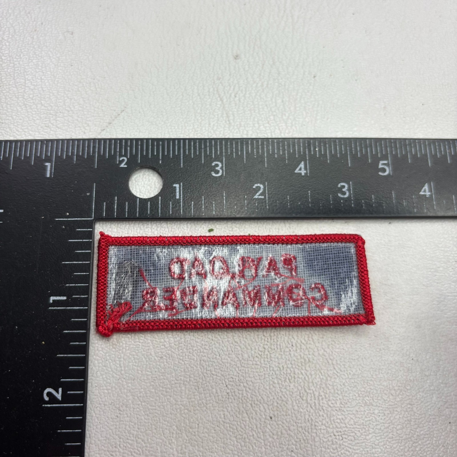 PAYLOAD COMMANDER NASA Astronaut Theme Patch 58J7